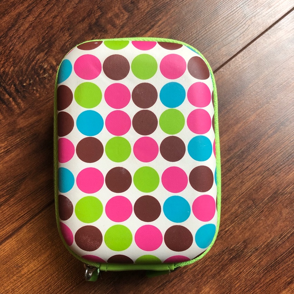 Small Camera Case Polka Dot